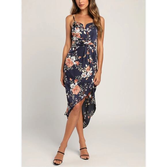 HOT ! Flower Tulip Skirt Dress Floral Dress Flower Tulip Skirt Dress Aje  Arista Tulip Sleeve Midi